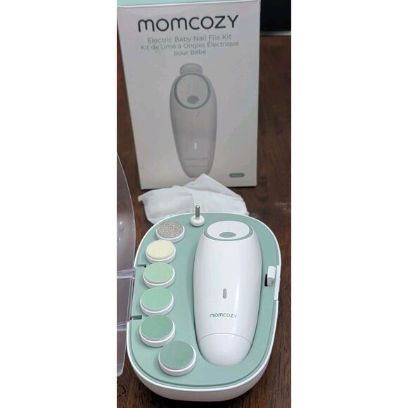 Momcozy Baby Nail File Electric, Gentle Trimmer Green - Picture 2 of 8